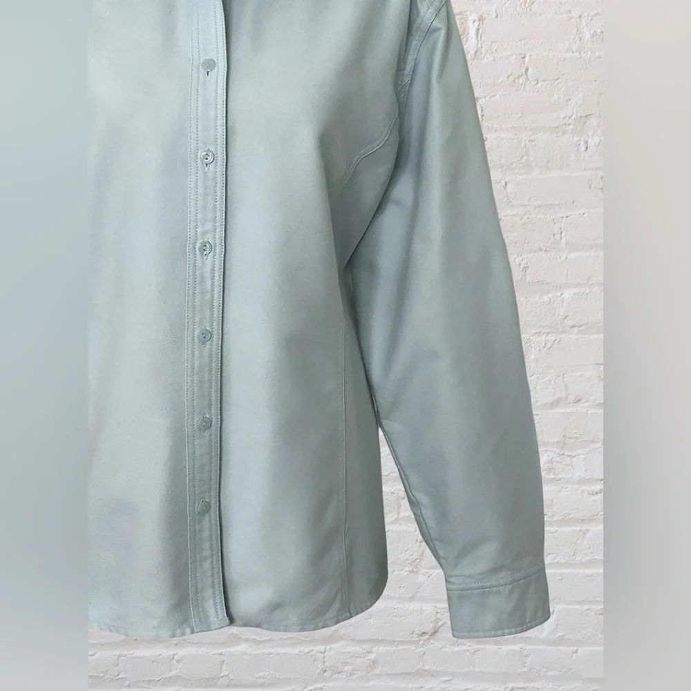 Eddie Bauer Womens Blue Flannel Button Up Shirt Sz XXL Chore Barn Farm Country - Picture 5 of 13